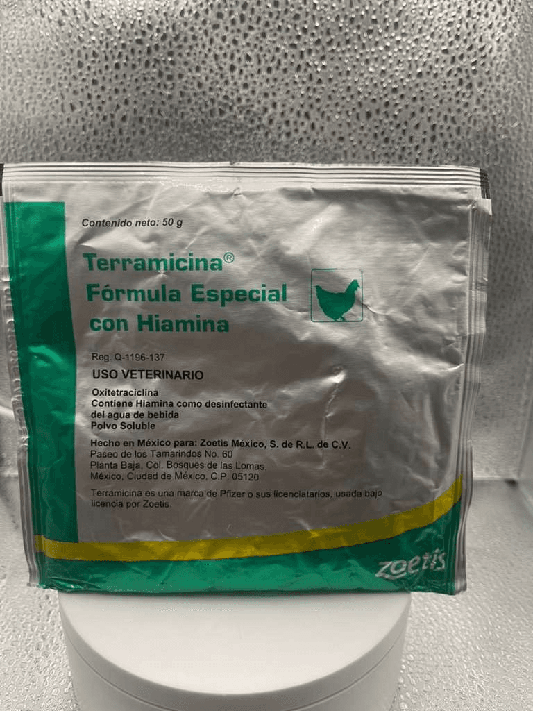 Terramicina Fórmula Especial con Hiamina 50 g