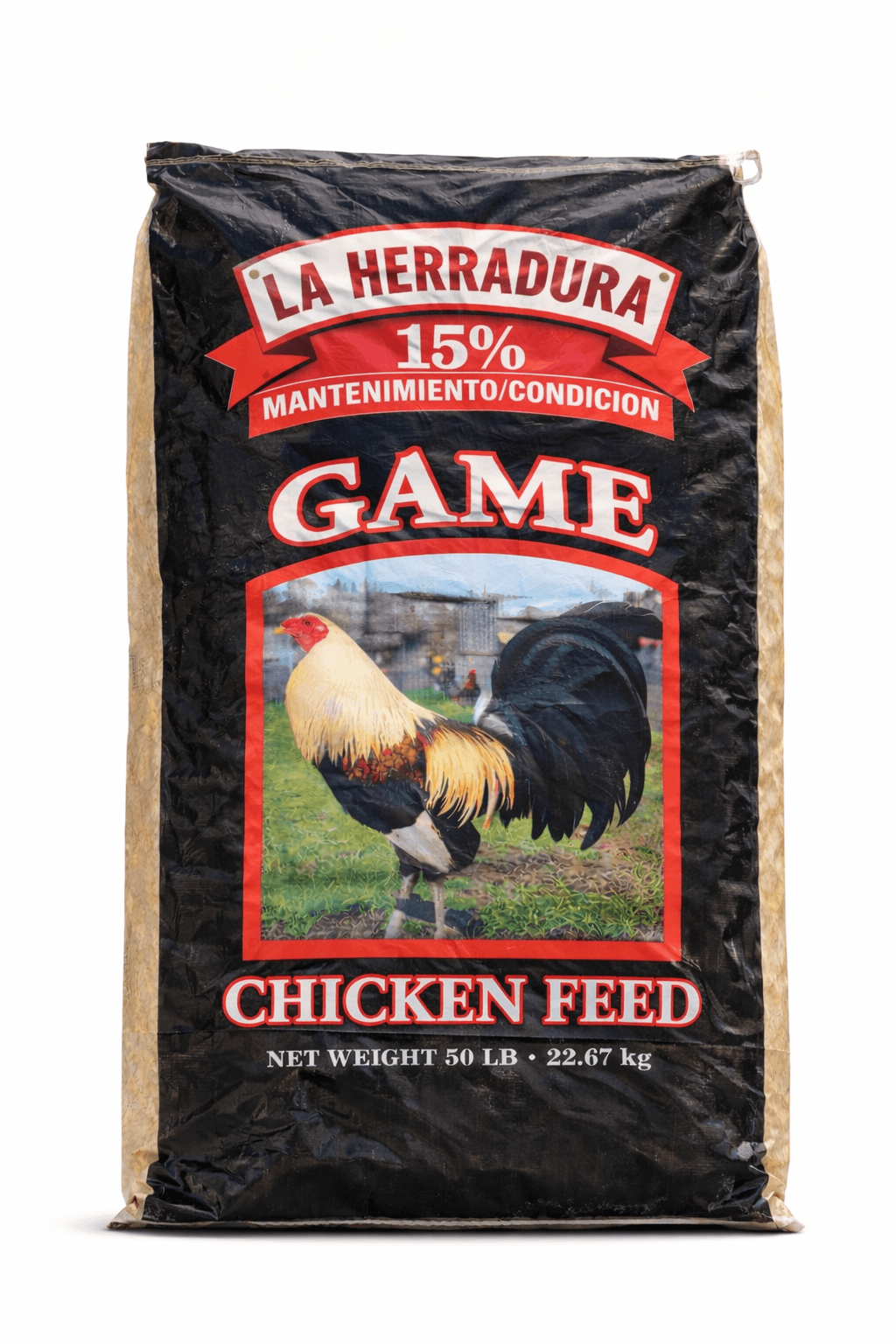 La Herradura 15% PRO Maintenance Rooster Feed – Backed by Big V Feeds USA
