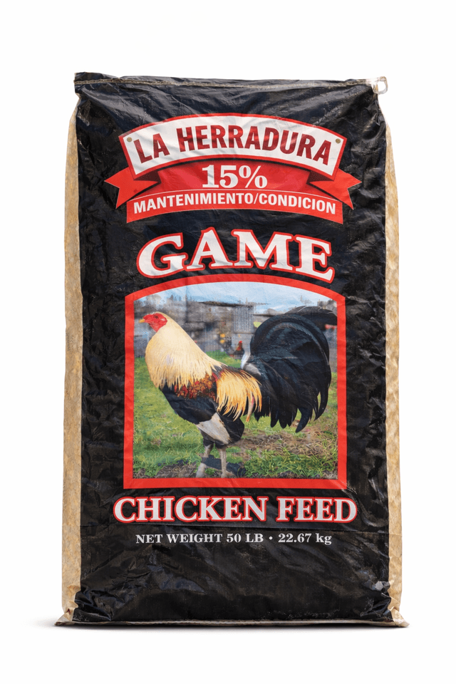 La Herradura 15% PRO Maintenance Rooster Feed – Backed by Big V Feeds USA
