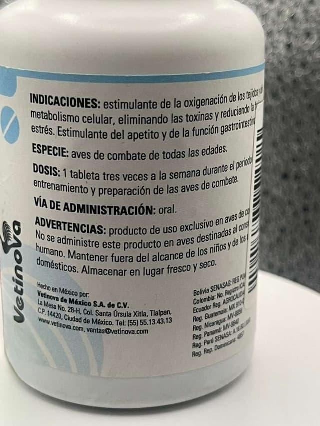 Super Nux 100 tabletas