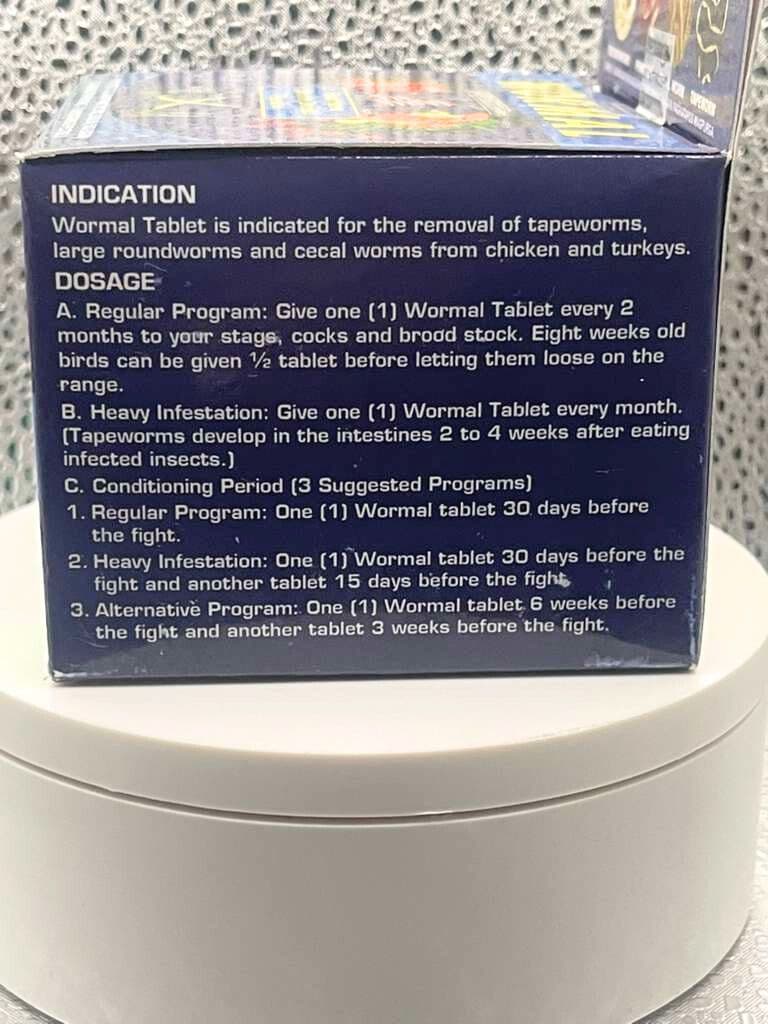 Wormal – 100 Tabletas