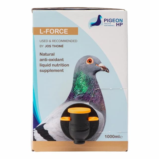 Pigeon HP L-Force liquid nutrition supplement for racing pigeons 1000 ml