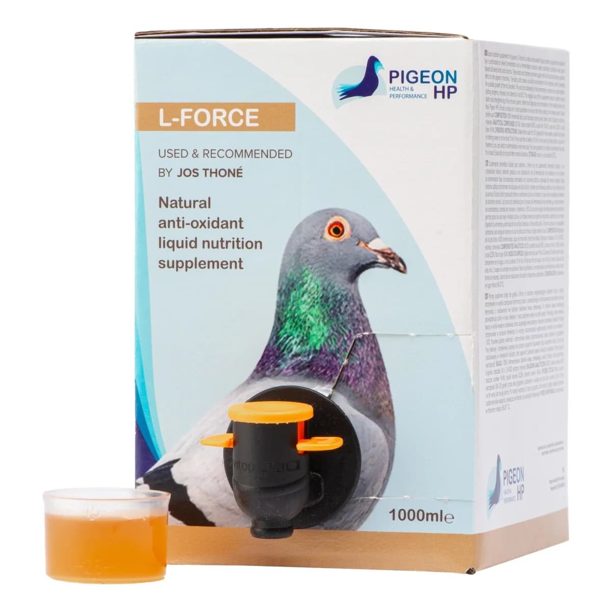 Pigeon HP L-Force liquid nutrition supplement for racing pigeons 1000 ml